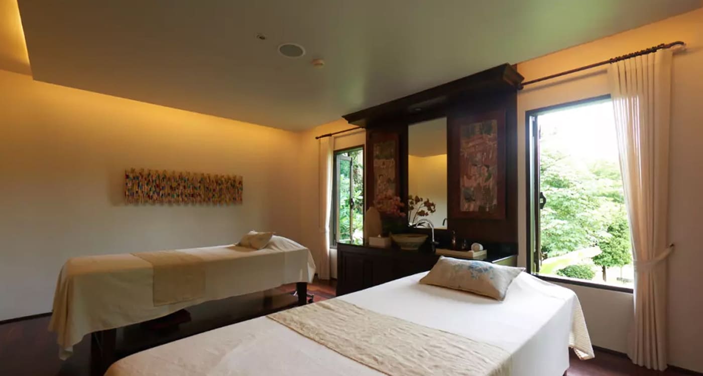 Treatment room at divana lana spa