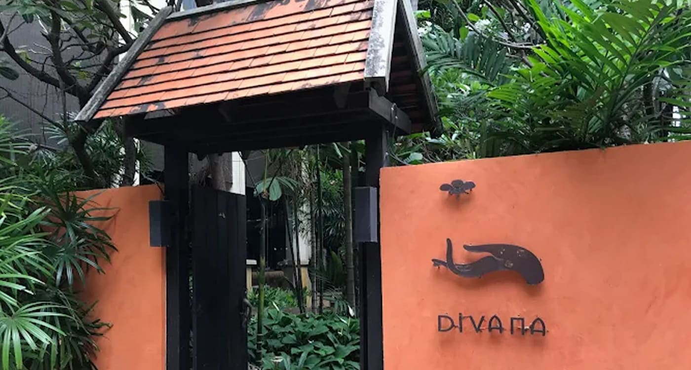 ประตูทางเข้า divana scentuara spa